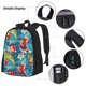 thumbnail image 3 of Fotbe Japanese Koi Set Escolar 3 en 1 para Niños - Mochila Duradera con Lonchera Aislante y Estuche para Lápices - Mochila Escolar para Niños y Niñas, 3 of 7