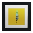 thumbnail image 2 of Trademark Fine Art "Plume 2" Canvas Art by Sylvie Demers, White Matte, Black Frame, 2 of 5
