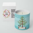thumbnail image 2 of Carolines Treasures BB9334CDL 3.75 x 3.25 in. Unisex California White Rabbit Christmas 10 oz Decorative Soy Candle, Teal, 2 of 5