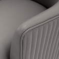 thumbnail image 4 of Manhattan Comfort Raya Dining Armchair with Solid Wood Frame in Taupe- Set of 2, 4 of 10