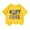 Yellow, variant on HNMKIU Fashion Printed Round Neck Loose Fit Short Sleeve Tee for Girls Summer Casual Comfort Top Green,12-14 Years