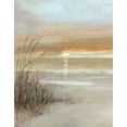 thumbnail image 2 of Swatland, Sally 26x32 Black Ornate Wood Framed with Double Matting Museum Art Print Titled - Malibu Sunset, 2 of 4
