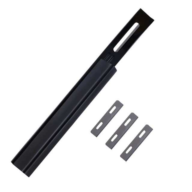 Leather Thin Cutter for Craft Use Made of Durable Steel Black Arc Shaped Design 0.5 Inch Width