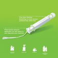 thumbnail image 3 of Oi Girl Organic Cotton Tampons, Light, Discreet BioCompact Applicator, 16 Ct, 3 of 7