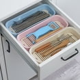 thumbnail image 3 of Cutlery Storage Tray Plastic Flatware Tray Kitchen Drawer Organizer with Drainer, 3 of 10