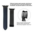 thumbnail image 6 of Kebiory Magnetic Watch Band Compatible with Apple Watch Band 38mm 40mm 41mm Men/Women,Leather with Magnetic Replacement Strap Compatible with Apple Watch Series 9/8/7/6/5/4/3/2/1/SE(Black), 6 of 8