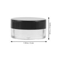 thumbnail image 2 of BESTYASH 60Ud Cremas De Plástico Negro Prácticas Para Maquillaje Y Viaje, 2 of 6