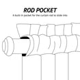 thumbnail image 5 of Curtainworks Rita Valance White, 1 Piece, Indoor, Rod Pocket, 58" x 14", Adult, 5 of 6