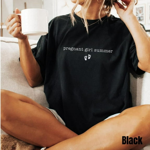 Pregnant Girl Summer Shirt, New Mom To Be Gift, Pregnancy Announcement Shirt, Baby Reveal Tshirt, Baby Shower Gift