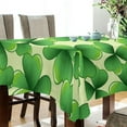 thumbnail image 3 of St Patrick Clovers Tablecloth Rectangle Colorful Table Cloth Large Square Table Cover for Dining Kitchen Party 60"x120" Decor Gift, 3 of 7