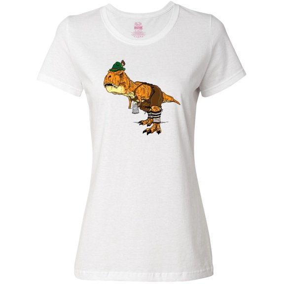 Inktastic T-Rex King of Oktoberfest Women's T-Shirt