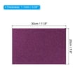 thumbnail image 2 of Unique Bargains Soft Felt Sheets Glitter Purple 11.8 x 7.8 Inch 12 Pcs, 2 of 6