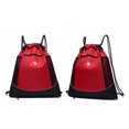 thumbnail image 2 of Mochila de baloncesto con cordón, bolsa de malla de baloncesto, bolsa de transporte de fútbol (rojo) Tmvgtek Para Estrenar, 2 of 3