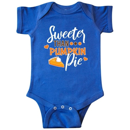 

Inktastic Thanksgiving Sweeter Than Pumpkin Pie Gift Baby Boy or Baby Girl Bodysuit