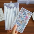 thumbnail image 4 of Clear Sticker Holders Storage Organizers Small Sorting Box Storage Containers Sticker Storage Box, 4 of 9