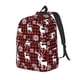 thumbnail image 1 of Disketp Plaid Reindeer Snowflakes Mochila de Lona Estampada, Mochila Escolar de Viaje Ligera para Estudiantes y Portátil-Small, 1 of 5
