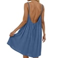 thumbnail image 4 of Backless Cami Dresses for Women Cami Lounge Dress Backless Sleeveless House Long Spring 2026 Sundress with Back Tie, 4 of 8