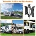 thumbnail image 5 of Lafati Camper Wheel Chock Stabilizer 2 Sets for RV Travel Trailer Heavy Duty X-Shaped RV Stabilizer Wheel Chock Anti-Move Tire Wheel Chock, 5 of 8
