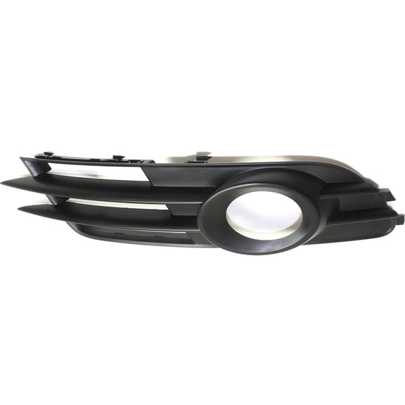 Fog Light Trim Compatible with 2012-2015 Audi A6 Quattro Front, Left Driver Paint to Match
