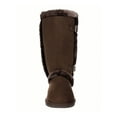 thumbnail image 3 of Women's Snow Boots Fleece Lined Solid Color Mid-Calf Flat Snow Boots For Winter Mid Calf Winter Snow Boots With Buckle, 3 of 5