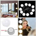 thumbnail image 3 of LED Vanity Lights For Mirror, Makeup Vanity Mirror Lights With 10 Dimmable Bulbs Brightness Adjustable USB Cable for Makeup Dressing Room, 3 Colors(Warm White Cool White Daylight), 3 of 6