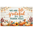 thumbnail image 7 of Decorative Design Thank You Banner Colorful Pumpkins Fall Leaves Autumn Theme for Indoor Decoration Family Gathering Thanksgiving Party, 7 of 7