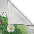 thumbnail image 3 of Ambesonne Letter D Kitchen Curtains, Exotic Abloom Wings, 55"x39", Green Multicolor, 3 of 3