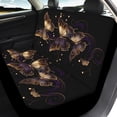 thumbnail image 4 of Pzuqiu Car Seat Covers, Compatible with Front Seat Vehicle Seats, Front and Rear Seat Cover Set for Trucks Cars Washable, Gold Butterfly, 4 of 10