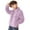 Purple, variant on Zshosam Jackets for Girls Toddler Girls Boys Fleece Jacket Kids Fleece Zipper Jacket Soft Fall Winter Warm Outerwear with Pockets Size 5T 6T,(Light Gray 5-6 Years)