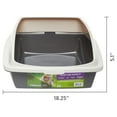 thumbnail image 4 of Vibrant Life Scatter Shield Cat Litter Tray, Beige, 4 of 5