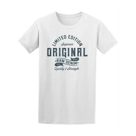 Limited Edition Raw Denim 1973 Tee Men's -Image by Shutterstock