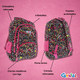 thumbnail image 3 of Mochila Escolar Resistente de Diseños de grafitti de Gran Capacidad Genial, 3 of 3