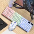 thumbnail image 2 of OUTAD Souris de Jeu Filaire USB Lumière LED Rétroéclairée Lumineuse Souris de Jeu Compétitive pour Ordinateur Portable Souris Optique Mécanique, 2 of 6