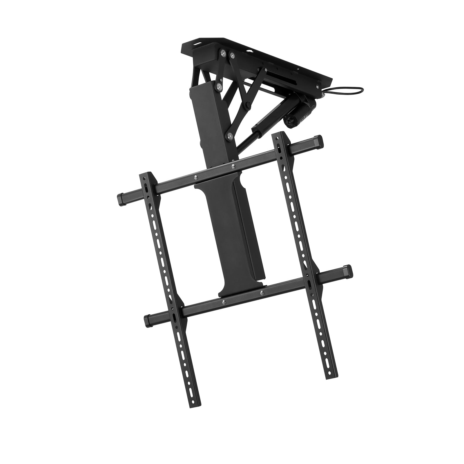 KFFKFF Automated TV Ceiling Mount, Wall Mount, Electrically Modifiable TV Ceiling Mount, Automated TV Lowering Bracket with Maximum VESA 24 x 24 in, Accommodates TVs Up to 88 lbs