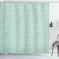 thumbnail image 1 of Ambesonne Pearls Shower Curtain, Abstract Nautical Motifs, 69"Wx75"L, Almond Green White, 1 of 3