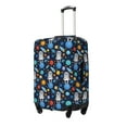 thumbnail image 2 of JUNZAN Space Dog Print Washable Luggage Cover - Fashion Suitcase Protector Fits 18-32 Inch Luggage, 2 of 8