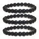 thumbnail image 4 of Tobilleras De Obsidiana Negra Antihinchazón Tobilleras De Obsidiana Paquete De 3 Tobilleras De Obsidiana Negra Antihinchazón Adelgazamiento Del Cuerpo Tobilleras Magnéticas De ANGGREK Magnetic Anklet, 4 of 8