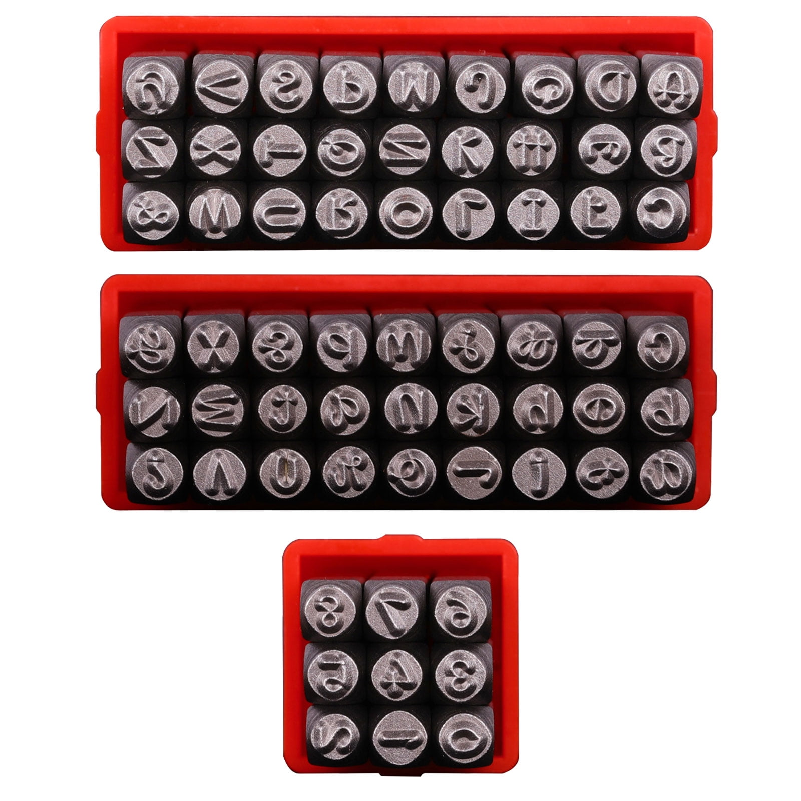 Metal Letter Punches Embossing Tool 3mm Leather Number Letter Stamper Punching Tool For Leather Engraving Jewelry Making