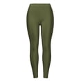 thumbnail image 7 of Vynhevius Women's Glossy Stretchy Leggings Solid High Elastic Slim Fit Full Length Casual Base Layer Tights, 7 of 7