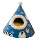 thumbnail image 5 of Gato de peluche, casa de invierno, cama acogedora para dormir para mascotas, perrera para gatos, cama para mascotas, tienda de campaña para perros, Cordero Sunnimix Casa de cama de felpa, 5 of 8