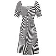 thumbnail image 4 of Mod Squared Sleeveless Dress Prom gown, 4 of 6