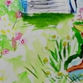 thumbnail image 2 of Betsy Drake Interiors Front Yard Garden Small Pillow 12x12, 2 of 3
