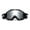 Black Frame/ Silver Lens (VLT 12.5%), variant on JUST GO Ski Goggles for Skiing Motorcycling and Winter Sports Dual-Layer Anti-Fog 100% UV Protection lens Snowboard Goggles fit Men, Women and Youth, Black Frame/ Silver Lens (VLT 12.5%)