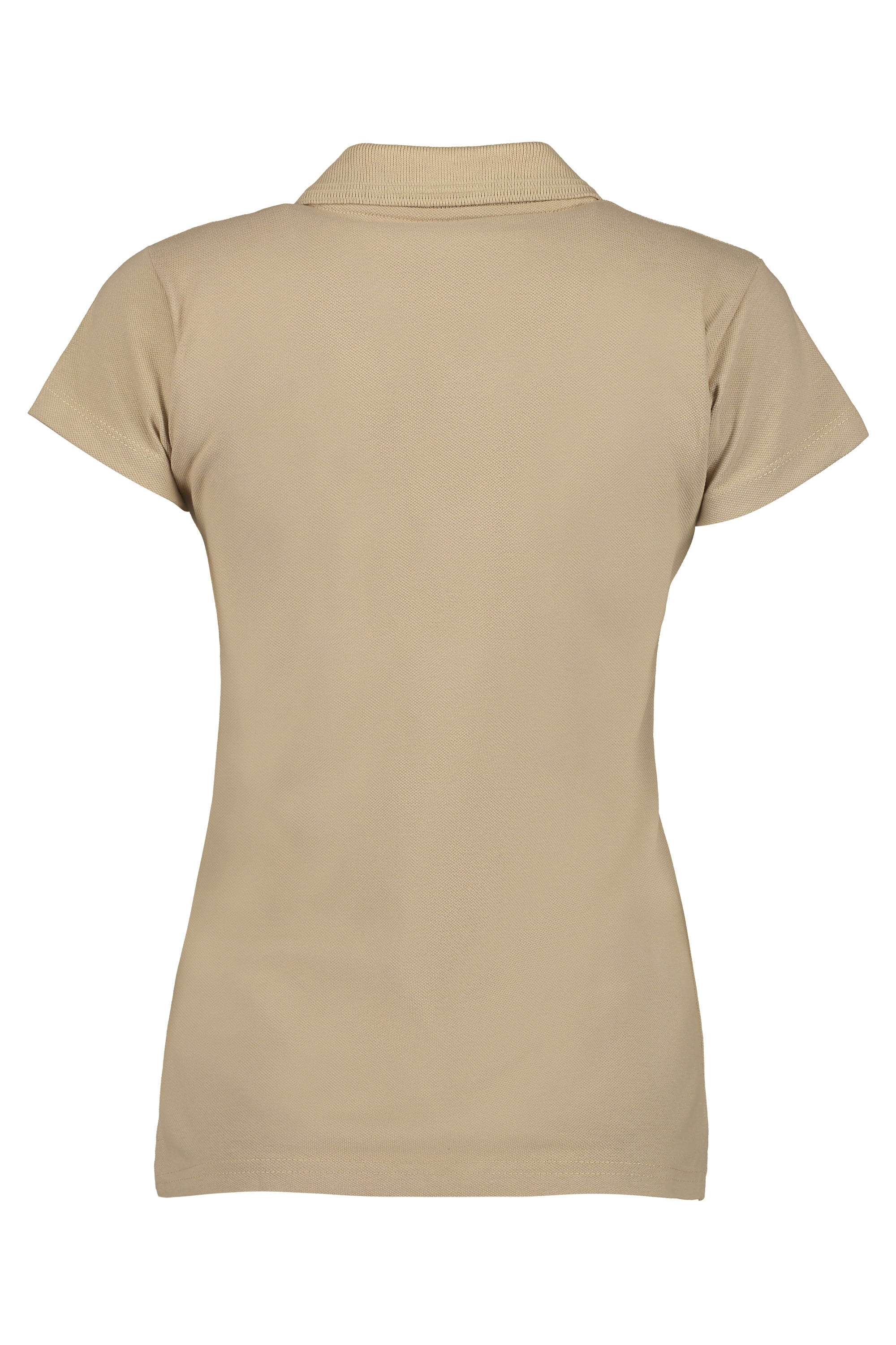 Playera Tipo Polo Dama Pique 100 algodon color Blanco Talla Chica NAO Playera Tipo Polo Lady Walmart en linea