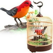 Singing & Chirping Bird in Cage - Realistic Sounds & Movements