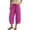 A1 Hot Pink, variant on Outfmvch Capri Pants for Women Beach Pants Fashion Clothing Linen Pants Women Sweatpants Barrel Pants Women Capsule Wardrobe for Women 2026 Gaucho Pants for Women Brown L