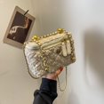 thumbnail image 3 of Bolso de cadena de moda francesa de nicho para mujer, nuevo estilo 2025, bolso de mano de lana estilo Chanel, bolso bandolera versátil., 3 of 5