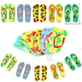 thumbnail image 3 of OUNONA UNOMOR Hawaiian Table Skirt Tropical Hawaiian Party Decoration Set with 2 Paper Garlands, 3 of 6