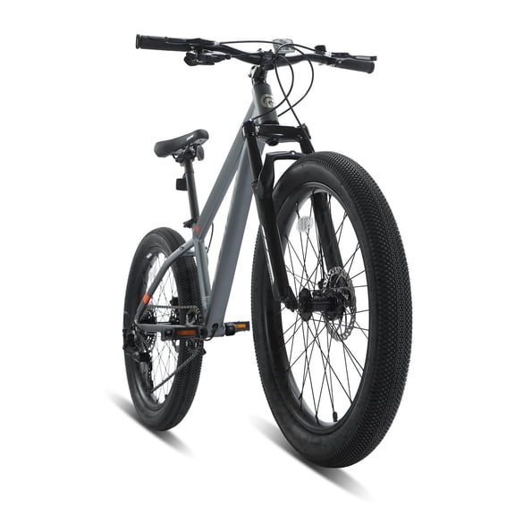 SPATIAL Pro Mountain Bike, 24 Inch Fat Bike for Man Women Teen, Outdoor Cycling Bicycle with 3.0-Inch Wide Tires, 8 Speed Drivetrain