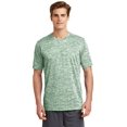 thumbnail image 2 of Sport Tek 1150972 Mens PosiCharge Electric Heather Tee, Forest Green Electric - 3XL, 2 of 2